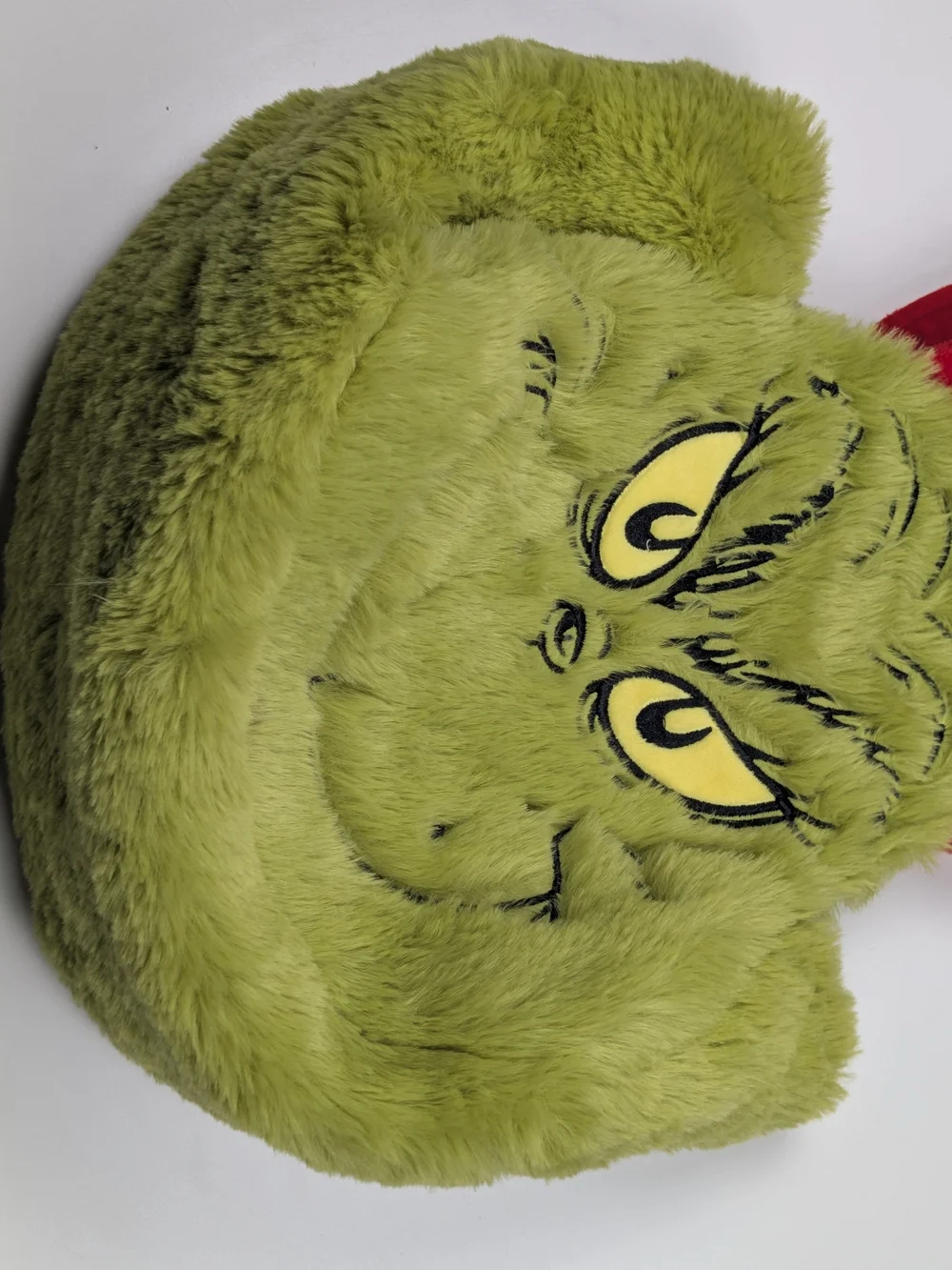 Dr. Seuss The Grinch Green Tote Embroidered Magnetic Closure Red Top Handles